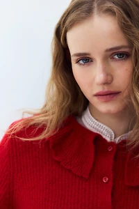 Cardigan with Collar