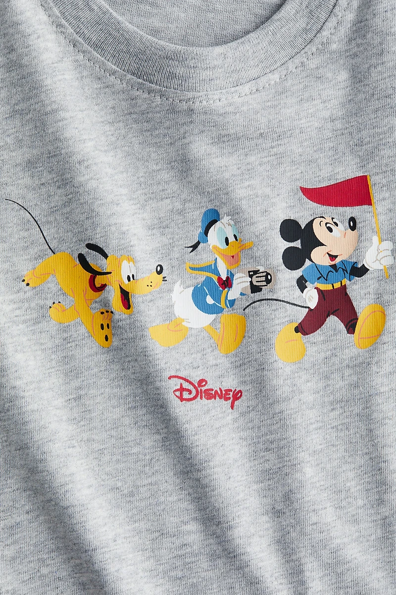 T-shirt en coton avec motif imprimé