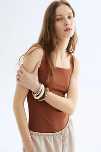 Interlock Thong Bodysuit