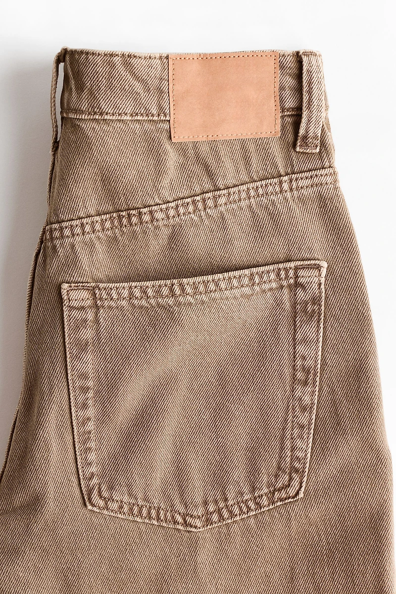 Straight High Waist Ankle Jeans