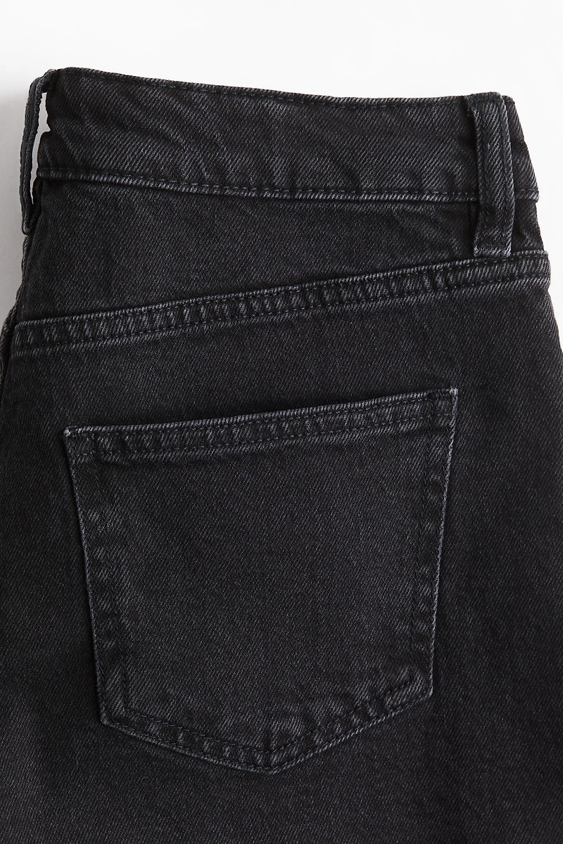 Denim Shorts with Lacing