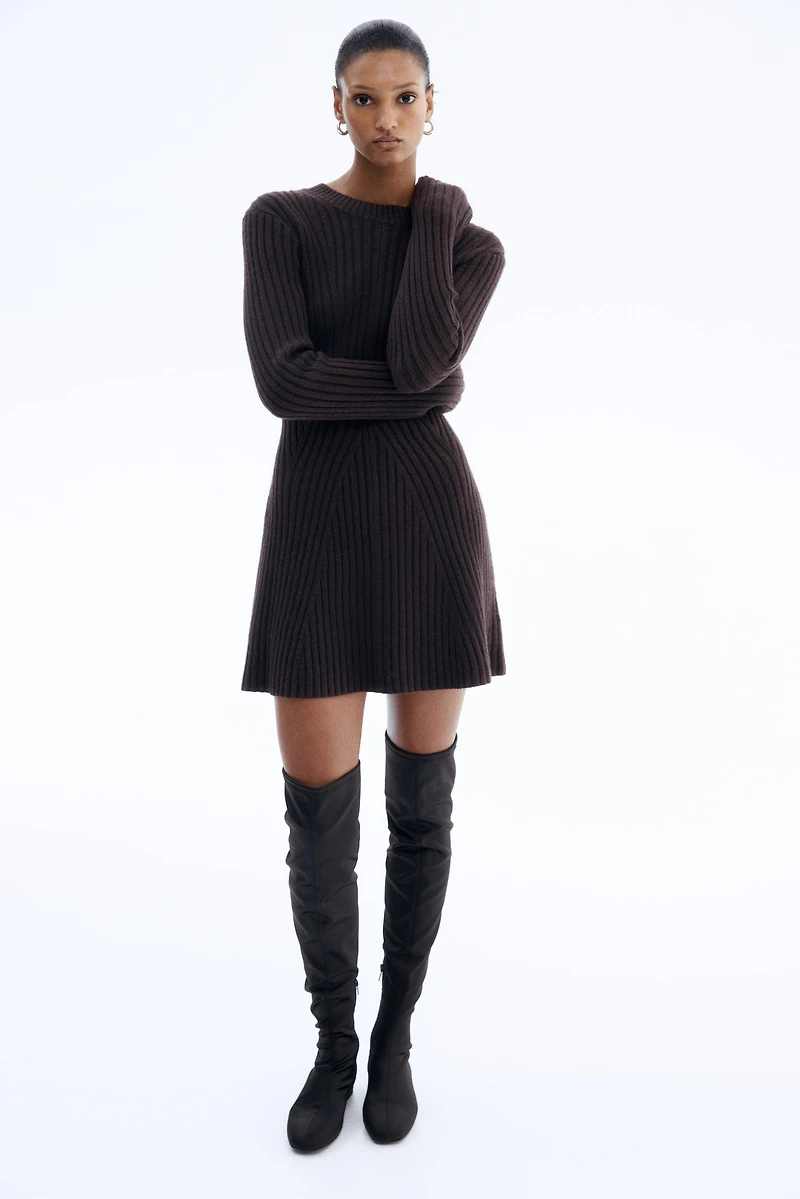 Rib-knit Dress
