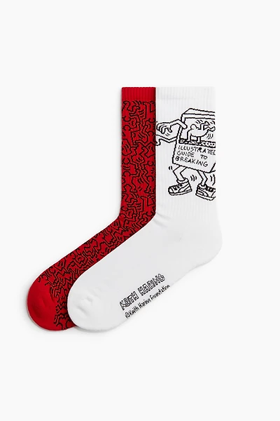 Lot de 2 paires chaussettes