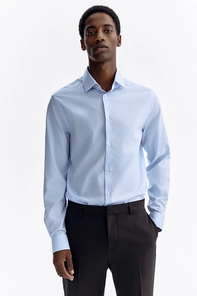 Slim-Fit Cotton Shirt