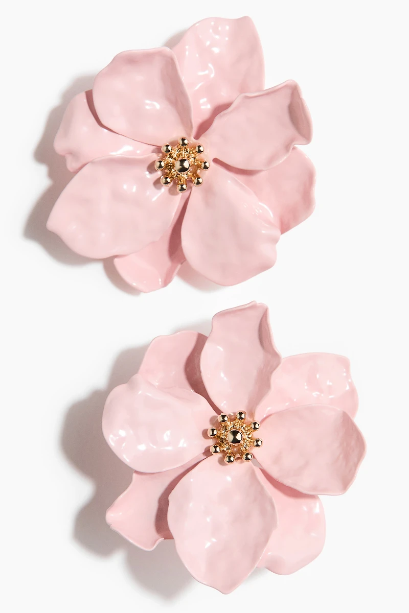 Flower-Shaped Earrings