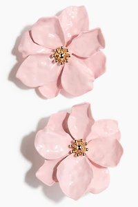 Flower-Shaped Earrings
