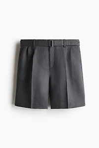 Relaxed-Fit Tailored Lyocell-Blend Shorts