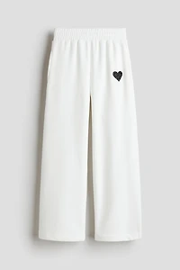 Pantalon de jogging droit en molleton