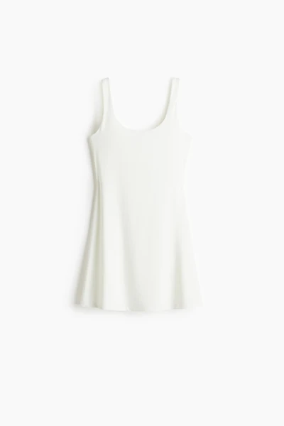 Robe sans manches en microfibre