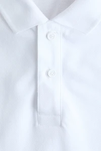 Polo en piqué de coton