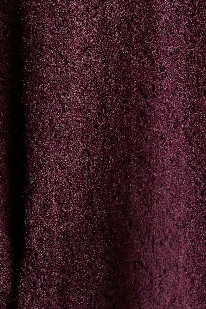 Pointelle-Knit Sweater