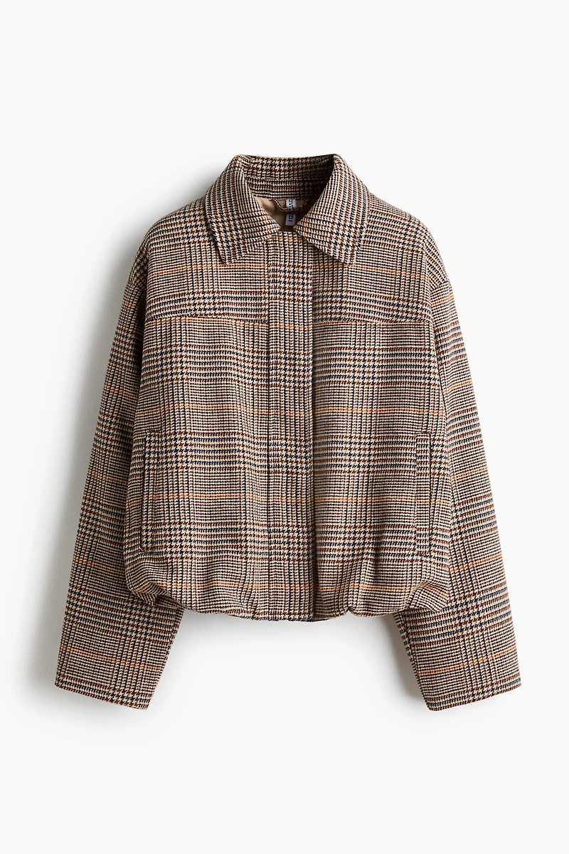 Blouson aviateur avec col