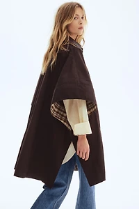 Cape Coat with Collar