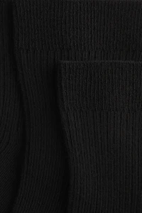 5-Pack Rib-Knit Ankle Socks