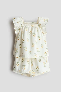 2-Piece Plumeti Muslin Set
