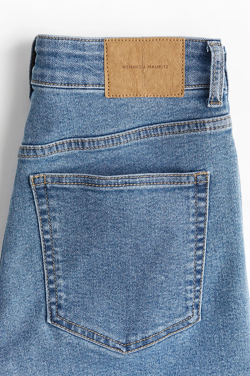 Skinny High Denim Shorts