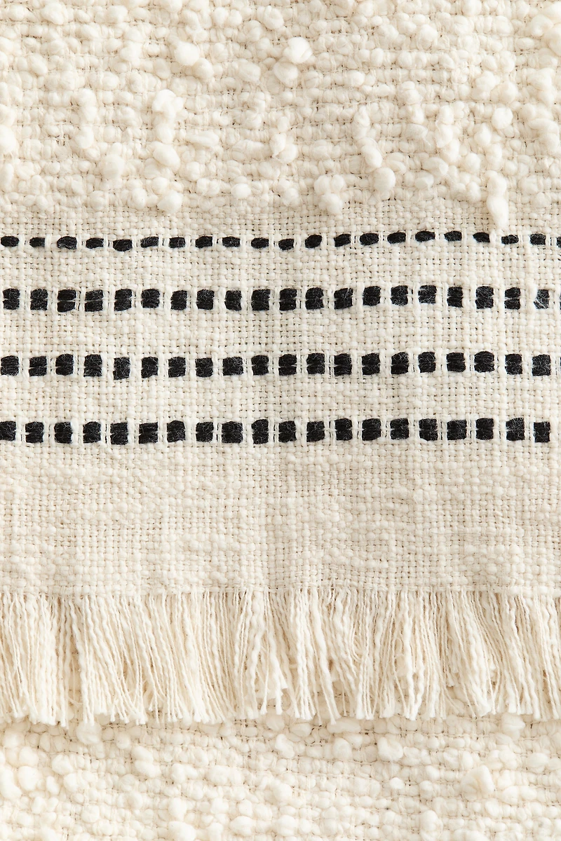 Bouclé Cotton-Blend Throw