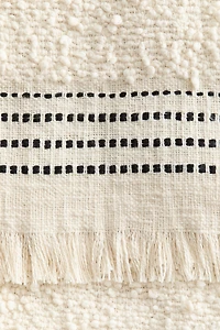 Bouclé Cotton-Blend Throw