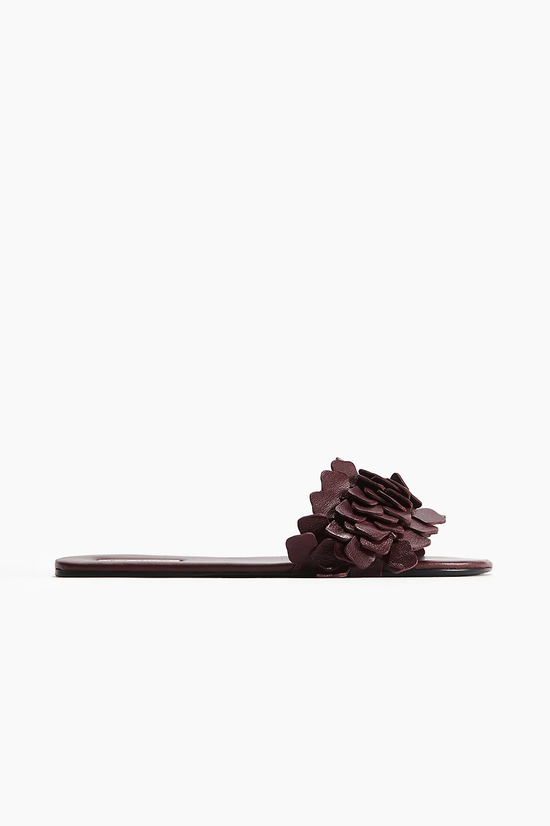 Sandales en cuir