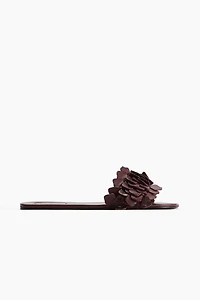 Sandales en cuir