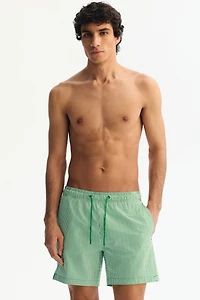 Seersucker Swim Shorts
