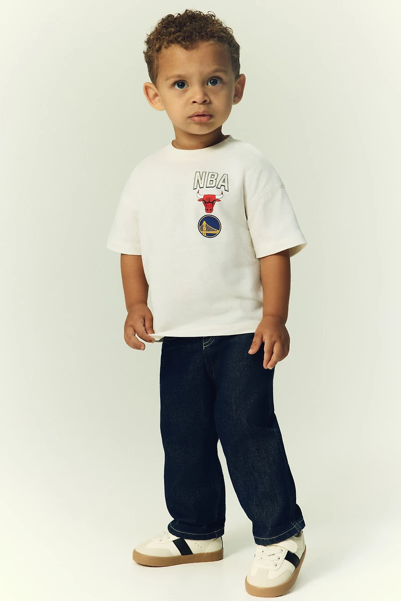 T-shirt en coton imprimé
