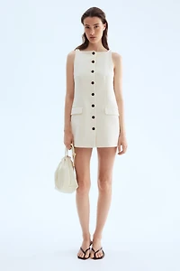 Square-Neckline Dress