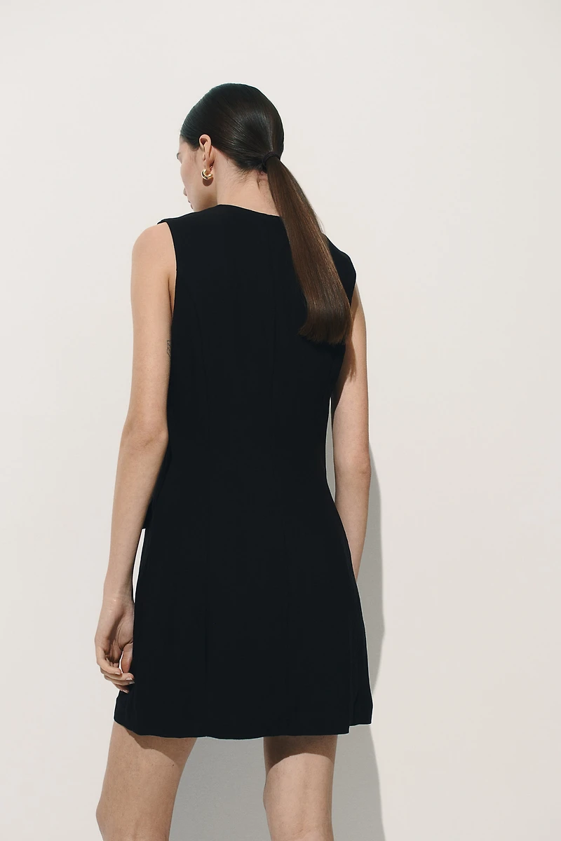 Button-Front Dress