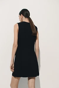 Button-Front Dress