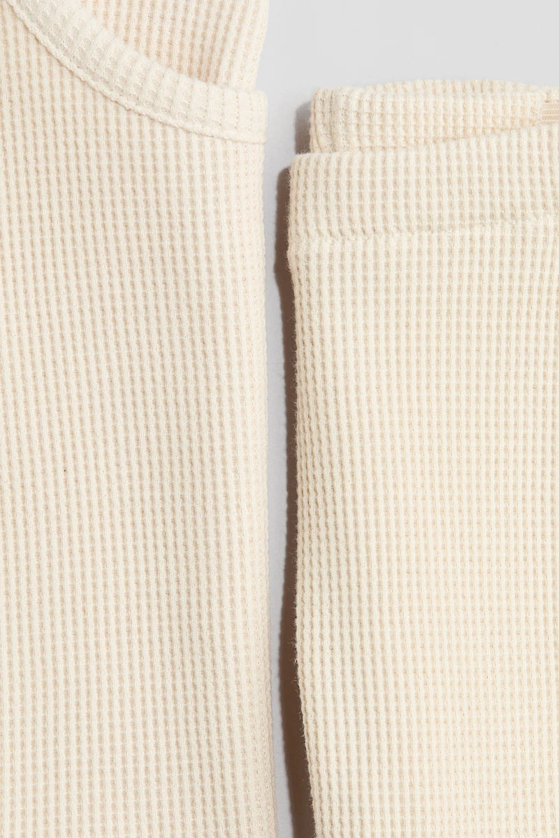 2-piece waffled cotton set