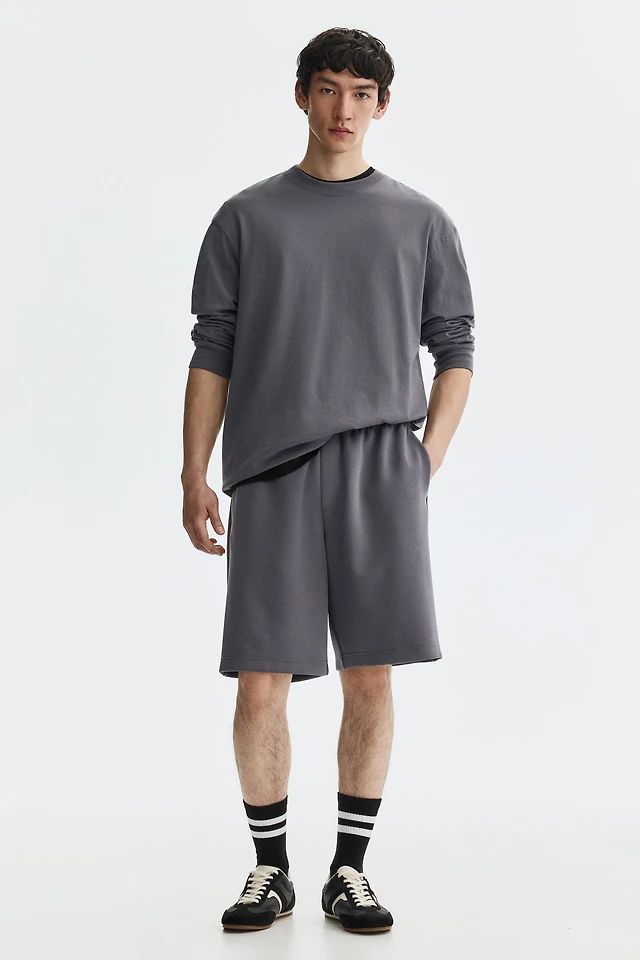 Relaxed-Fit Interlock Shorts
