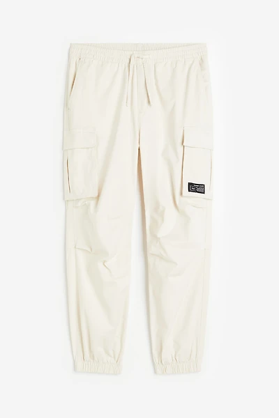 Relaxed Fit Cotton Cargo Joggers