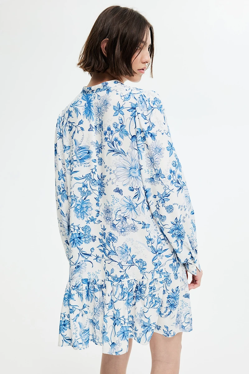 Robe en viscose à motif