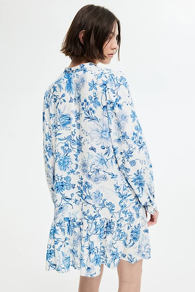 Robe en viscose à motif