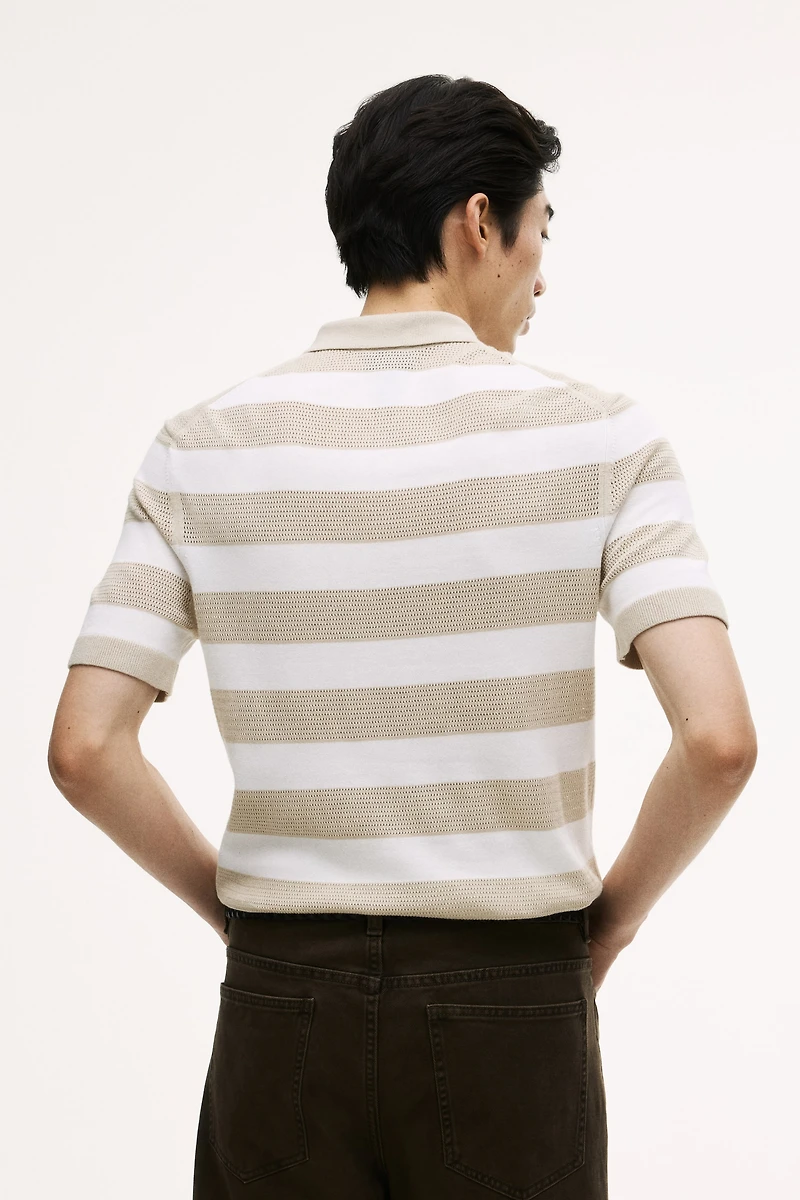 Regular-Fit Knit Polo Shirt