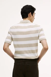 Regular-Fit Knit Polo Shirt