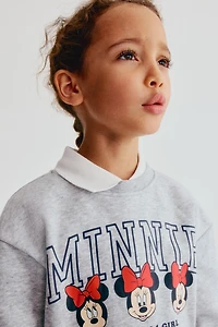 Printed Brushed-Inside Sweatshirt
