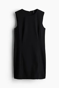 Sleeveless Twill Dress