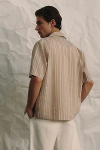 Regular-Fit Lyocell-Blend Resort Shirt
