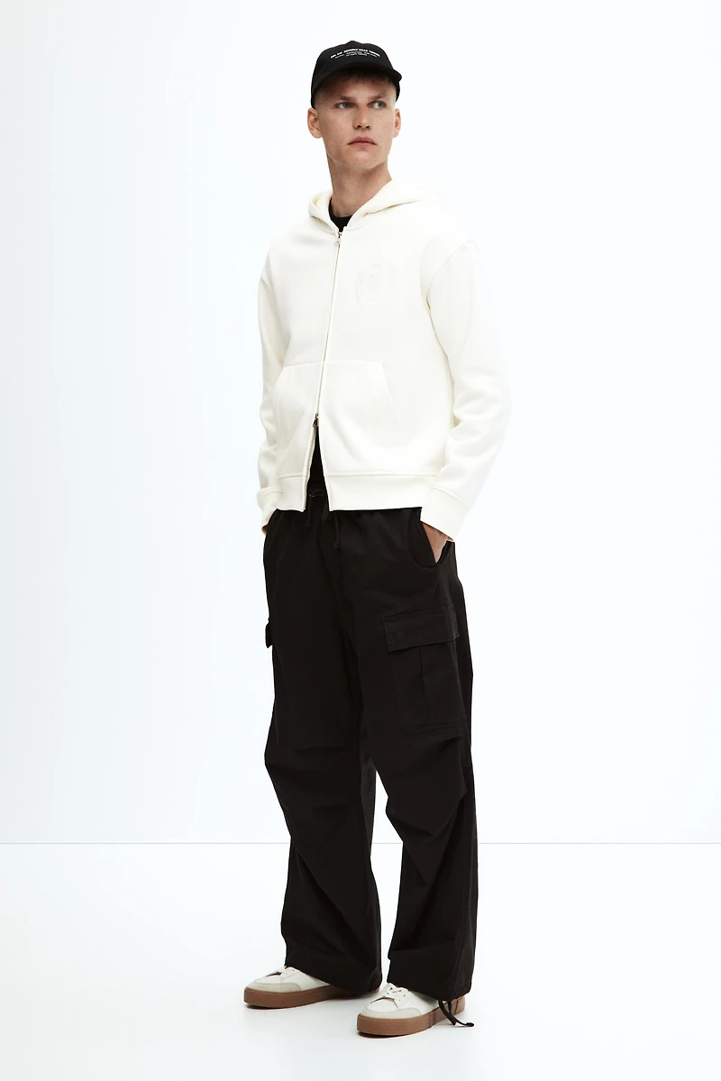 Loose-Fit Hooded Jacket