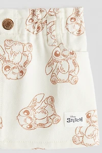 Printed Twill Skirt