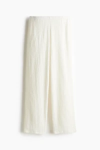 Textured Pull-On Pants