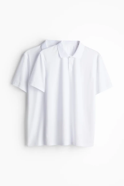 Lot de 2 polos sport DryMove🅪 Coupe Classique