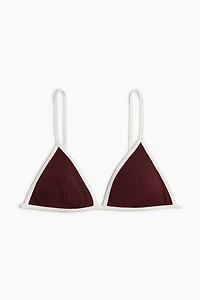 Haut de bikini triangle coussiné
