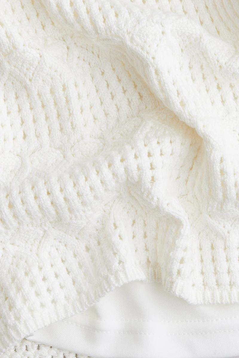 Crochet-Look Dress