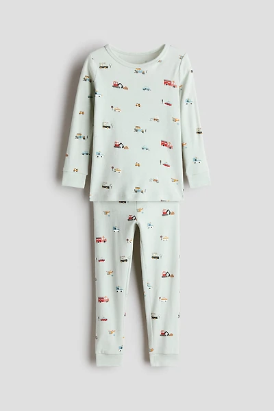 Snug-Fit Printed Pajamas