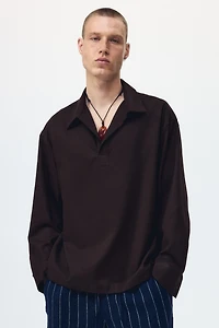 Relaxed-Fit Pullover Shirt