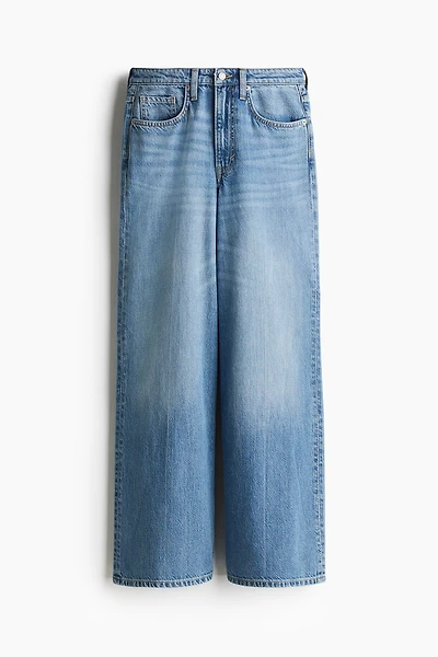 Jean ample très doux à taille haute