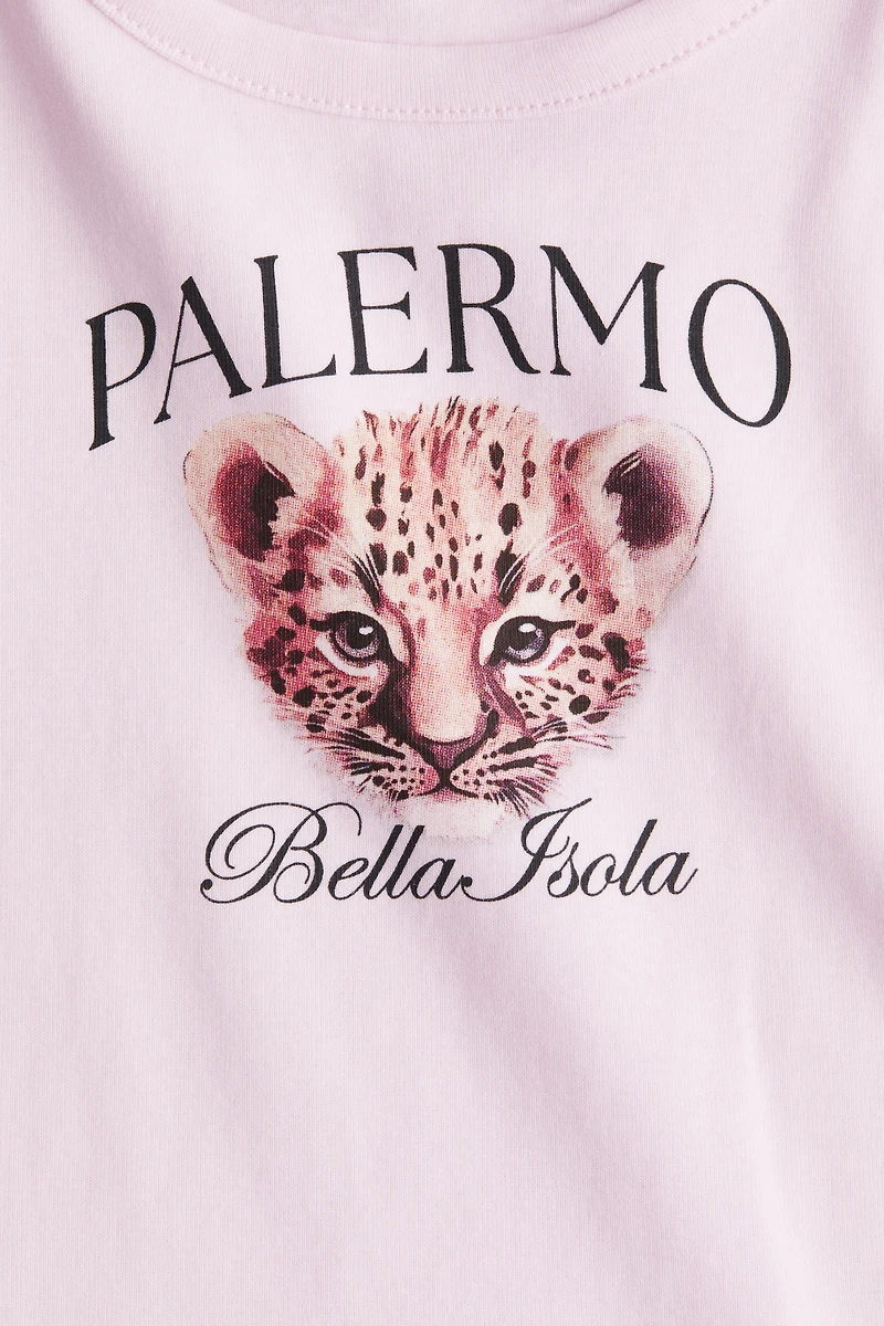 Printed Cotton Tank Top