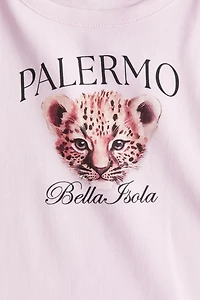 Printed Cotton Tank Top